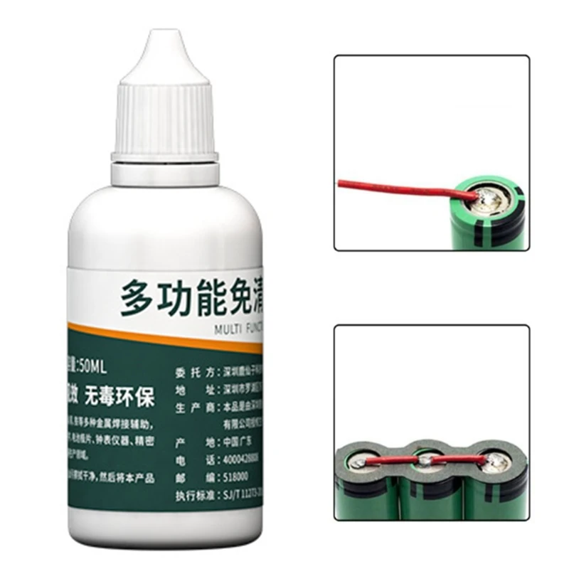 Stainless Steel Flux Solder Paste Liquid Solder Tool For Aluminum Nickel  Copper