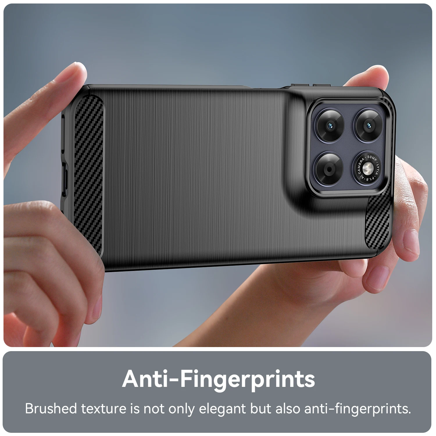 Carbon Fiber Brushed Texture Phone Case