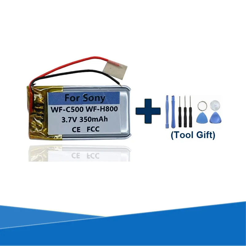 Strumenti Regalo + Batteria 350Mah Per Sony Wh-Ch500 Wh-Ch510 Cuffie Cuffie Accumulatore Akku