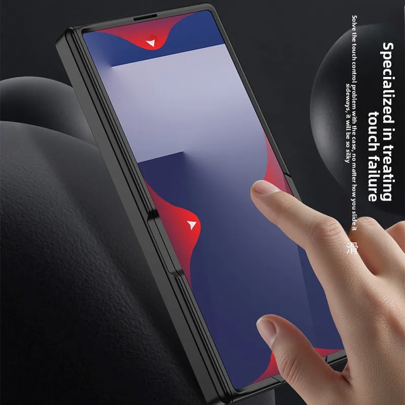 GKK Magnetic Hinge Armor Shockproof Matte Hard PC Case for Samsung Galaxy Z Fold Series