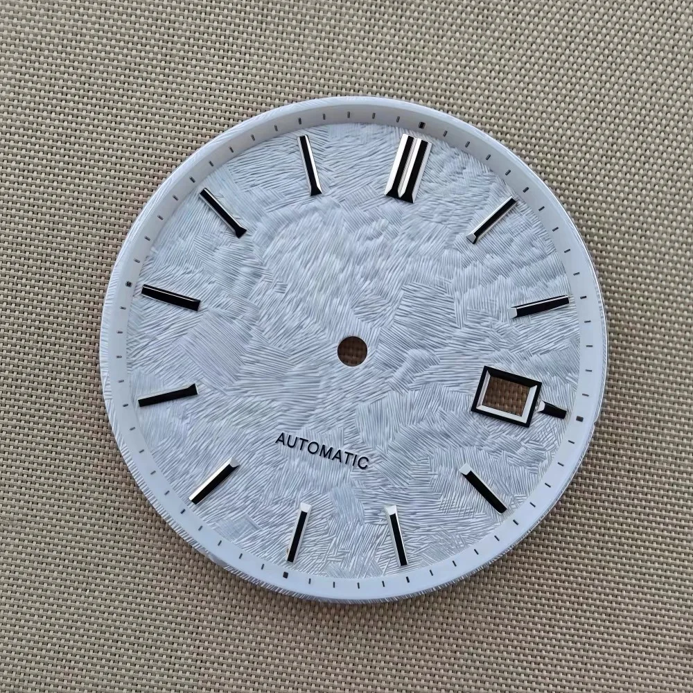 Sterile Watch Dial for Automatic Movement - 33.5mm, No Logo, DIY Replacement Set