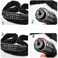 Serrure à combinaison pour moto et voiture électrique, serrure à chaîne antivol pour vélo, serrure à chaîne portable pour vélo de montagne 4