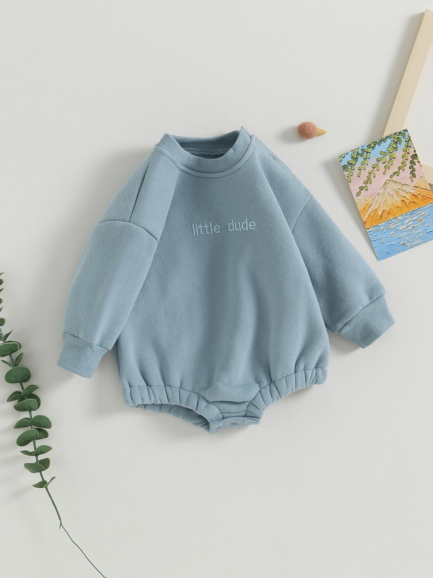 

Cozy and Stylish Baby Rompers for Autumn and Winter - Adorable Letter Print Sweatshirts Jumpsuits for Boys and Girls with