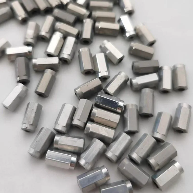 Pillar HEX-10 Aluminum Alloy Nipples Internal 14G Spoke Road Racing MTB XC CX Bicycle 10mm Indoor Hidden Silver Nipple 0.3g