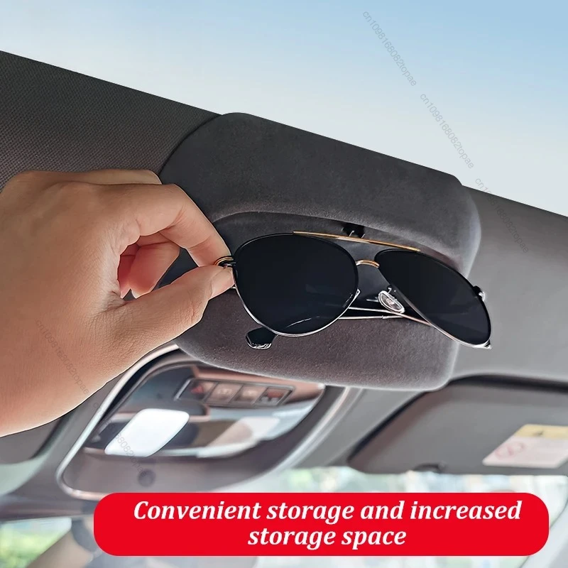 Deepal S07 S7 2024 2025 루프 선글라스 홀더 스웨이드 안경 보호 보관함 안경 케이스 박스 자동차 스타일링 액세서리