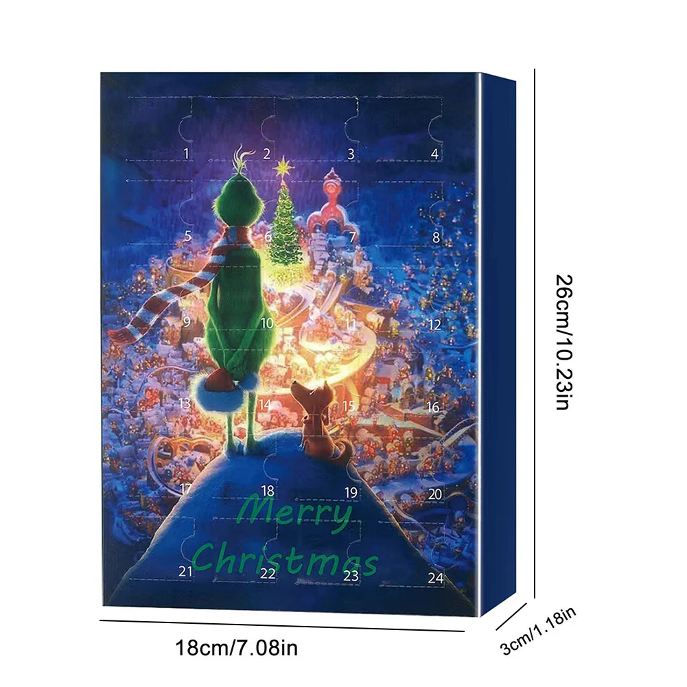 24 Days Christmas Advent Calendar for Home Decor-christmas advent calendar