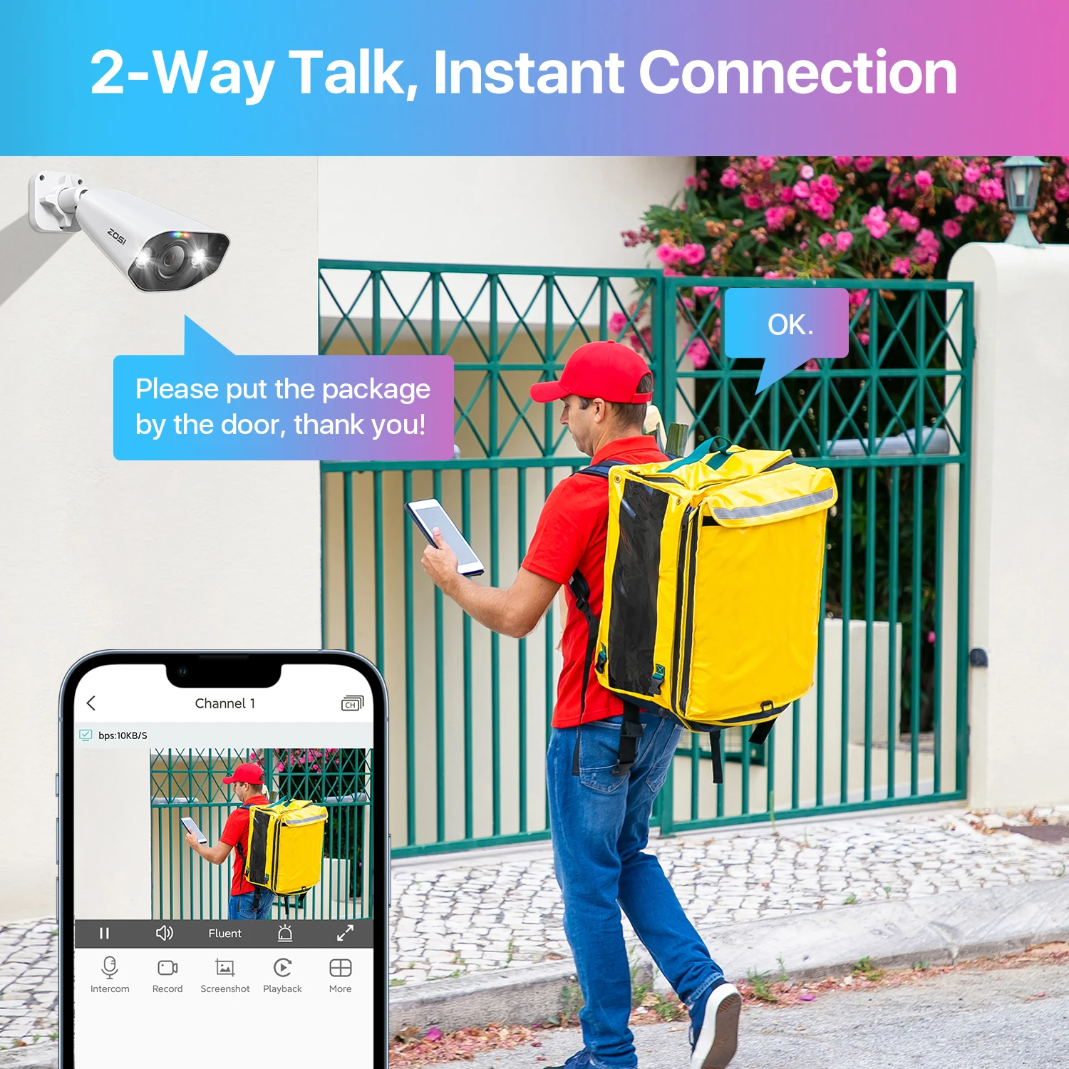 ZOSI 32CH 4K PoE Security Camera System 4TB Face/Person/Vehicle Detect 16 Port 32CH CCTV NVR Dual-Disk 8MP Surveillance IP Cams 4