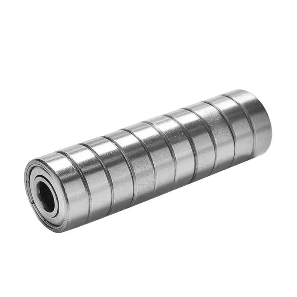 

10pcs 608ZZ Ball Bearings Carbon Steel Single Row 8x22x7mm ABEC-7 Deep Groove Miniature Bearings for Skateboard Scooter