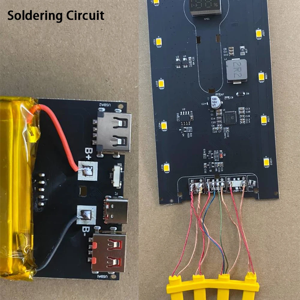 Power Bank Case Mobile DIY Kit Remaining Power Display Battery PD 22.5W Fast Charging