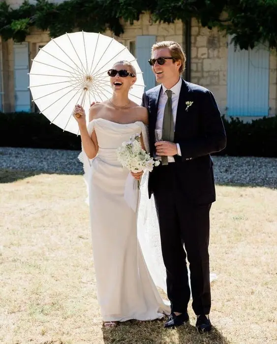 10-30PCS Paper Parasol Chinese Paper Umbrellas DIY White Umbrella Photography Props Summer Whites Party Wedding Bridal 60/80cm 3
