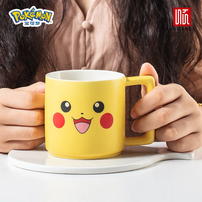 Ceramic Anime Pikachu Mug for Kids and Adults