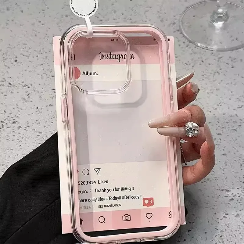 Luxury Transparent Candy Color Shockproof Phone Case with Soft Bumper Cover