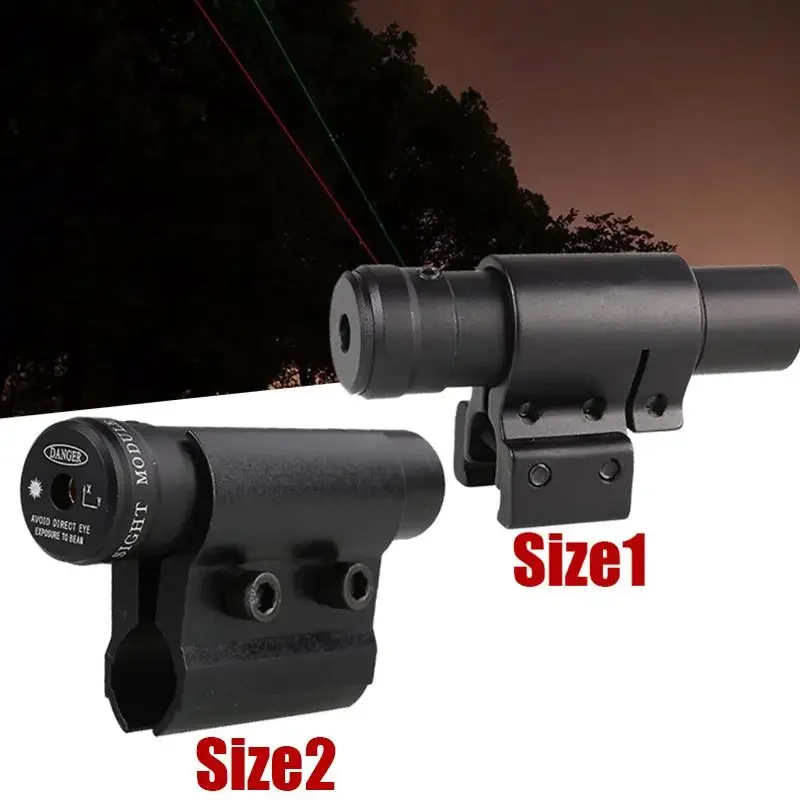 Tactical Red Laser Sight 20mm/11mm Rail Mount Laser Dot Sight for Airsoft Rifle AK47 AR15 Huntting Accessories with Battery