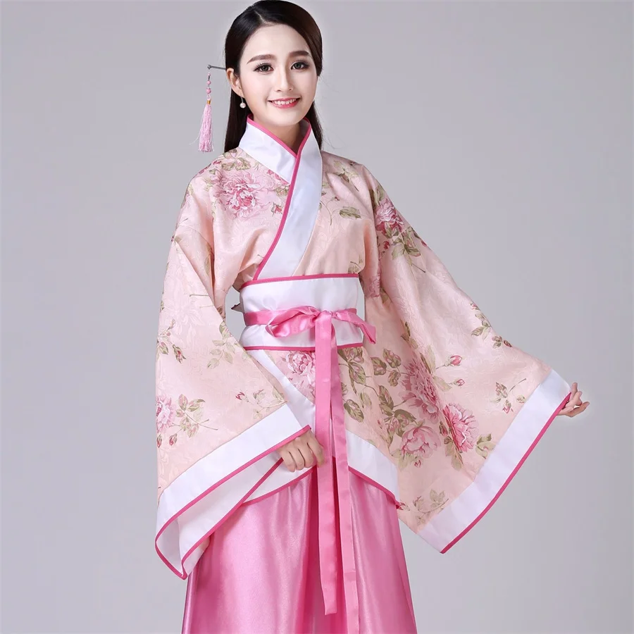 New Woman Stage Dance Dress Chinese Traditional Costumes New Year Adult Tang Suit Performance Hanfu Female Cheongsam