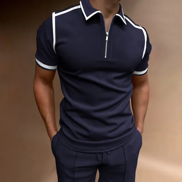 Men's Polo Shirt 2021 Men Solid Polo Shirts Brand Men Short-Sleeved Shirt Summer Shirt Man Clothing Asian Size M-3XL L-11