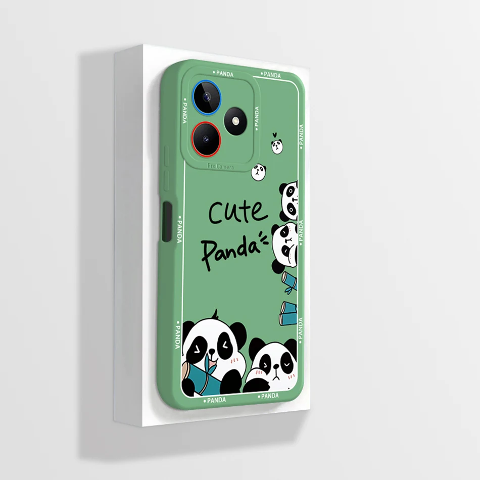 Elegant Floral Phone Case with Full Camera Protection - Realme Note 50