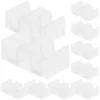 10 Pcs Sliding Door Stoppers Room Accessories Bathroom Pulley Positioning Bumper Guide Plastic Bumpers Bottom 4