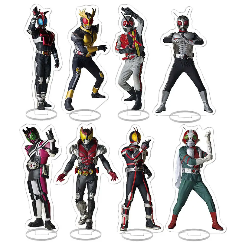 Аниме-фигурка Райдера в маске Kamen Rider, коллекционная декоративная табличка Ryuki акриловая модель на подставке, украшение для комнаты