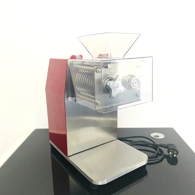 Meat Slicer 850W 110V 220 Automatic Shred Slicer Dicing Machine Electric Multi Function Red Meat Grinder