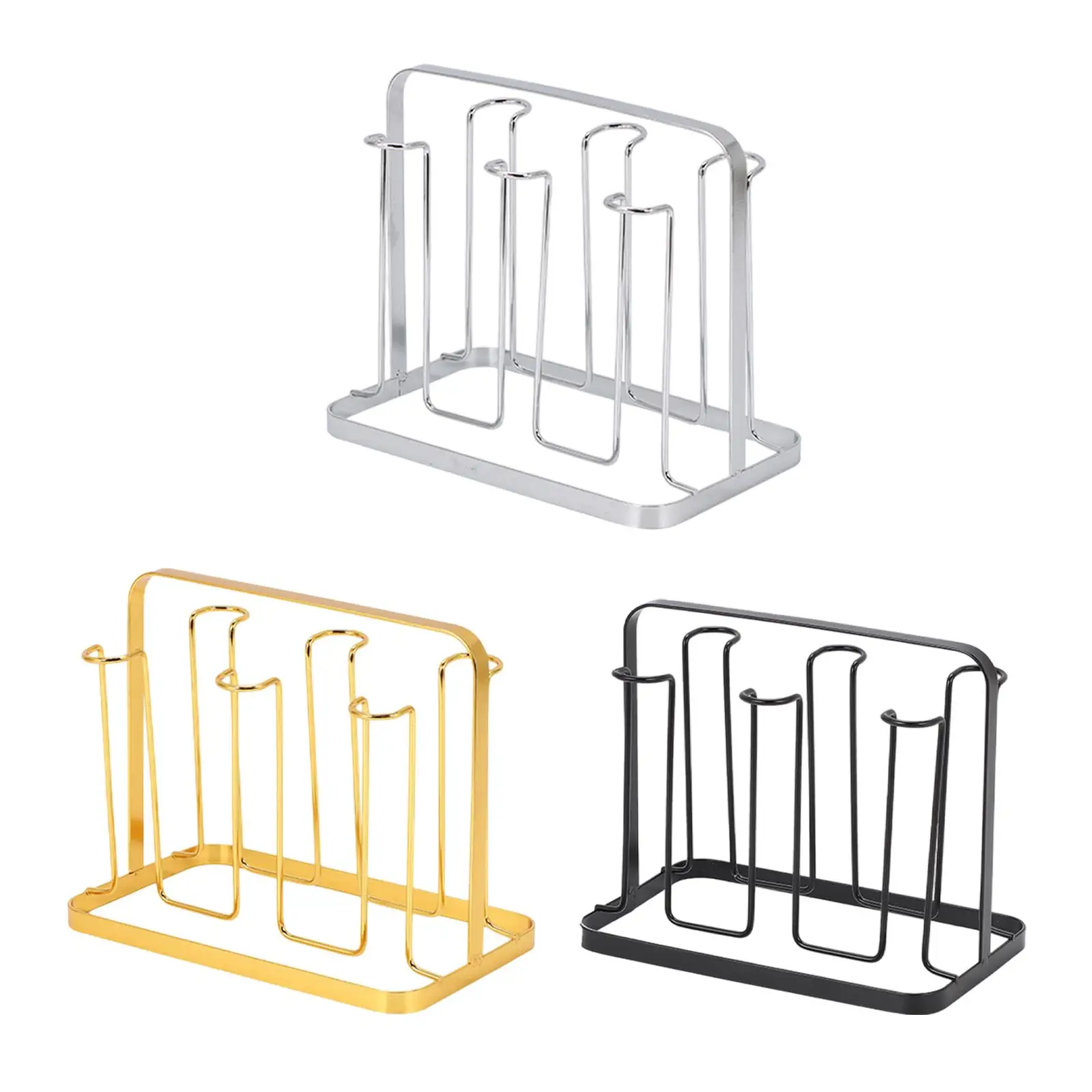 Mug Organizer Metal Cup Drying Rack for Countertop Drainer Stand Glass Bottle Holder Coffee Mug Holder for Office Coffee Mugs 2