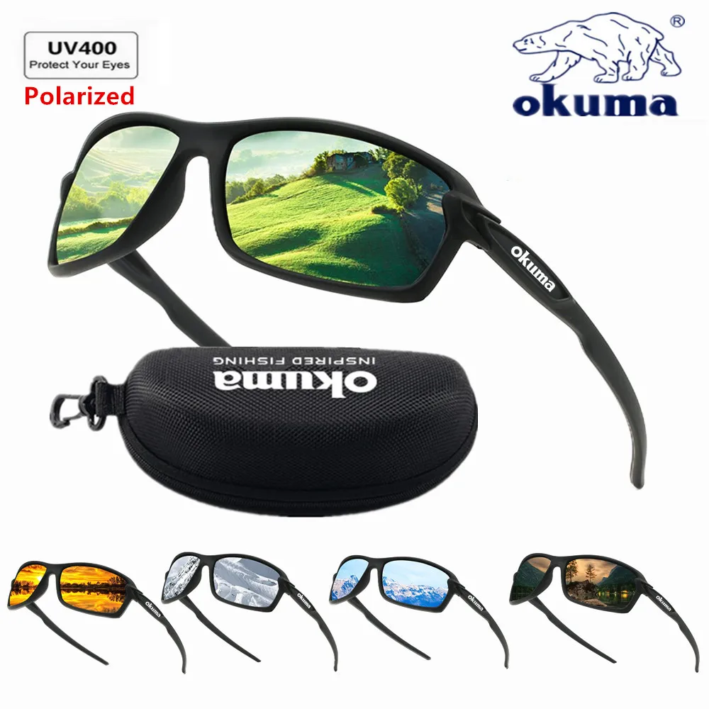Okuma Polarized Sunglasses UV400 Men's and Women's Protective Outdoor Hunting Fishing Driving Cycling Travel Climbing Sunglasses polarized sunglasses fishing sunglasses