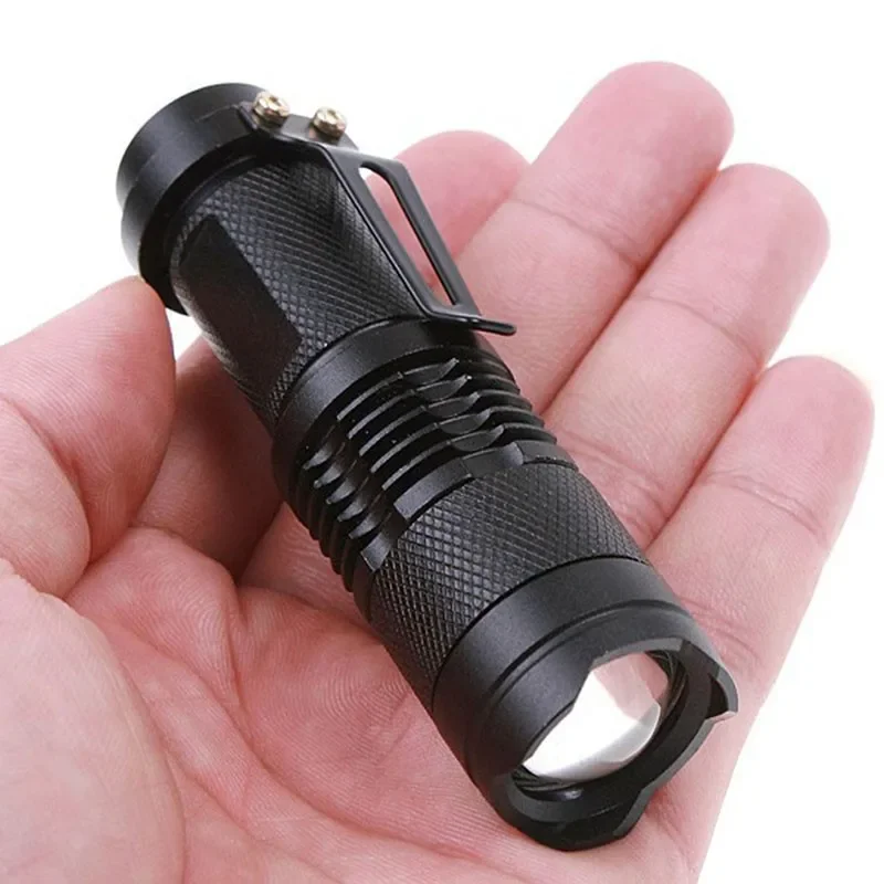 UV Violet Flashlight 365nm Zoomable Aluminum Torch Light