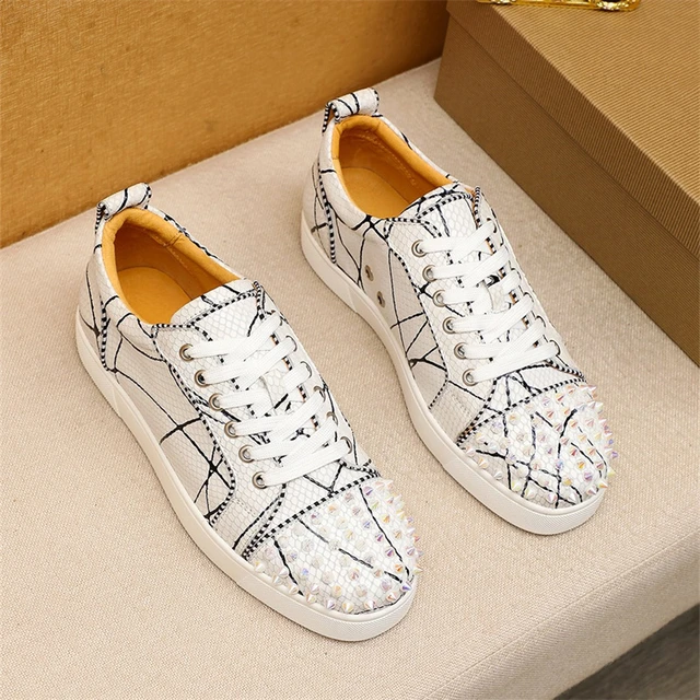 Men's Luxury Low Top Rivet Shoes