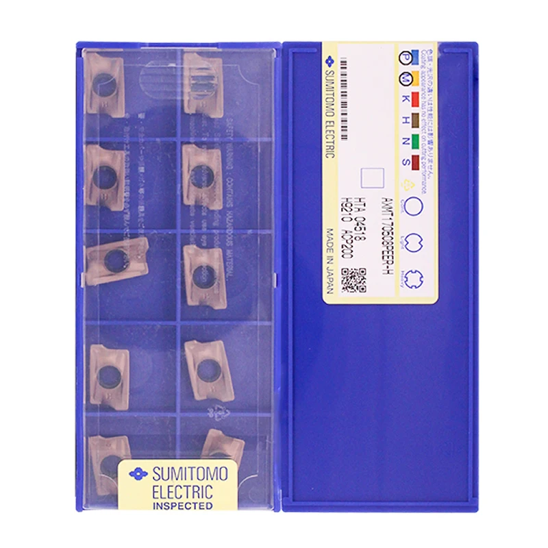 Фрезерные вставки с ЧПУ Sumitomo AXMT axmt123504одноранговая axmt123508одноранговая axmt170504одноранговая axmt170508одноранговая H G ACP200 ACP300 ACK200, 10 шт.