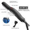 Hair Straight Brush Beard Comb Men Women Anti-scald LCD   Brushes Ceramic Roll Hot Combs ener 360 Rotatable 5