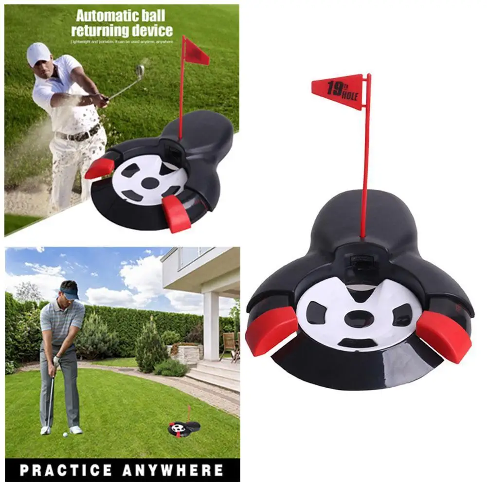 Automatic Golf Ball Returner Battery Powered Putting Cup Training Tools