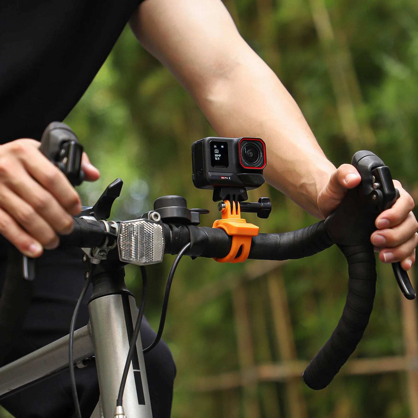 Elastic Small Q Handlebar Mount Flexible Silicone Band Versatile Wrap For Insta360 ace pro for DJI Action 4 5 Camera Accessory 2