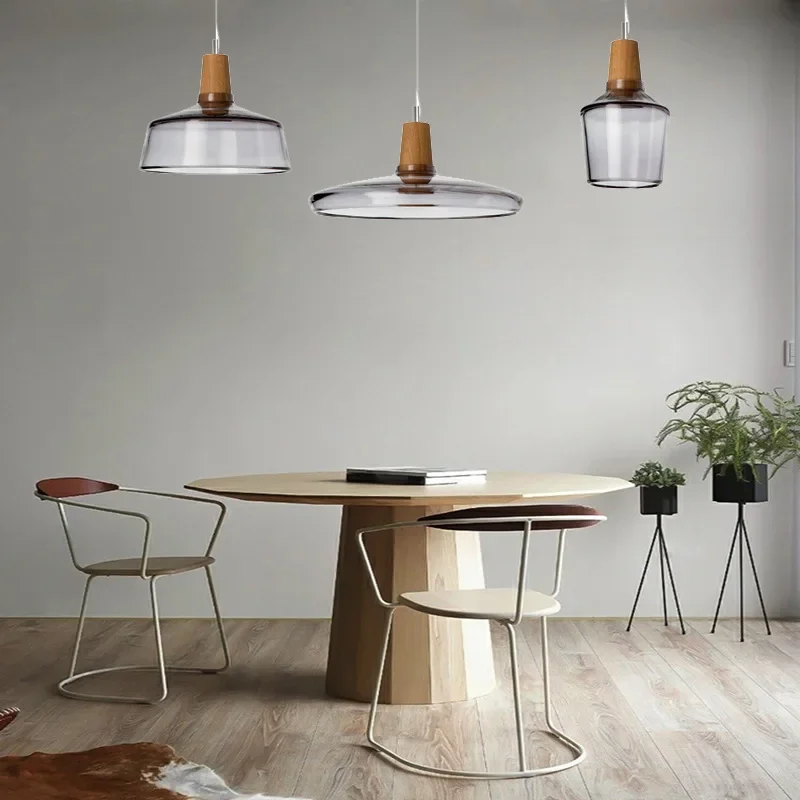 

Modern Pendant Lights Nordic LED Glass Hanging Lamps for Living Room Bedroom Bedside Kitchen Island Suspension Luminaire