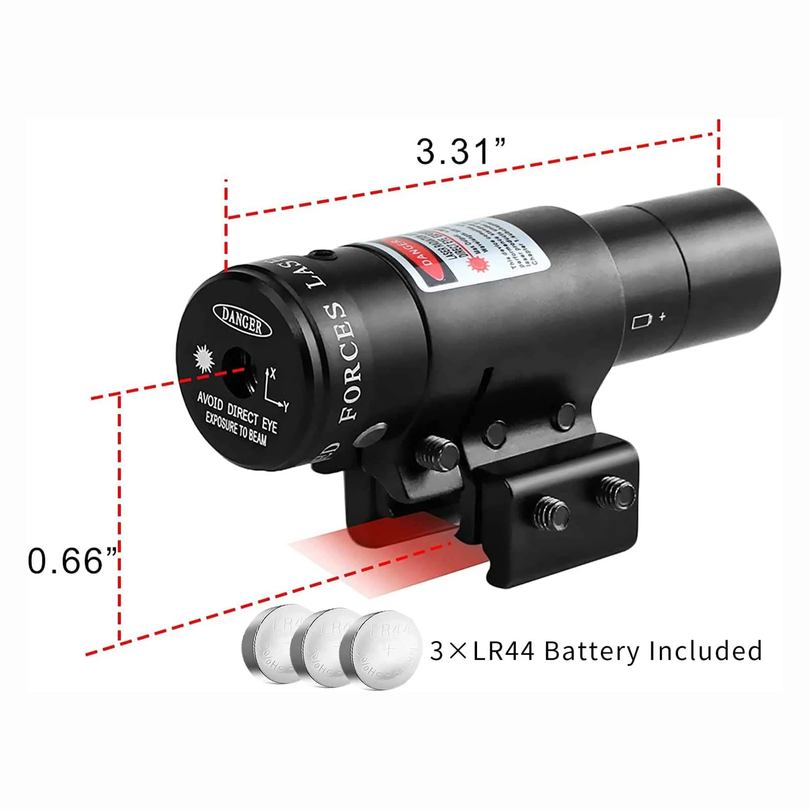 Red/Green Laser Rifle Accessories Infrared Small 20mm Card Slot Tube Clamp Hunting Rifle Ar 15 Scope Sight red dot laser sight laser sight