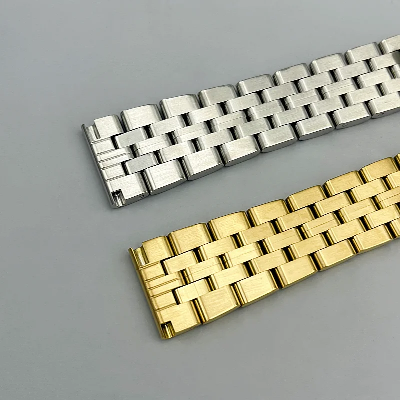 Premium Solid Stainless Steel Metal Watch Band Strap Bracelet