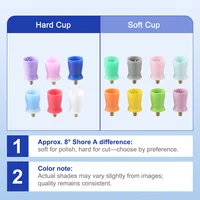JOYDENTAL 100 pièces/boîte Brosse de polissage dentaire en silicone, outil de dentiste, coupe de polissage à vis pour prophy, produits de blanchiment des dents 3