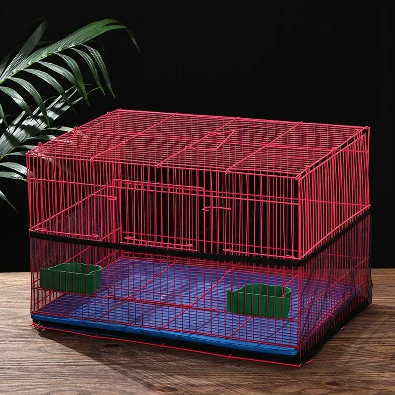 Mesh Bird Cage Cover Shell Rock Net Easy Cleaning Catcher Guard Bird Cage Stretchy Mesh Parrot Bird Cage Net Jaula Para Pajaros – Detail 12