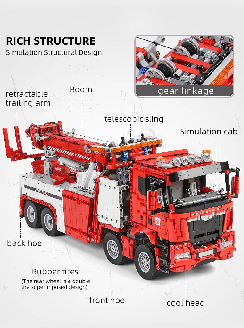 Jouet Camion secours routier Telecommande