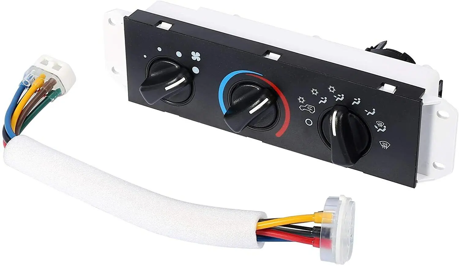 

Air conditioner heater control panel and blower motor switch for Jeep Wrangler TJ 55037473AB
