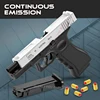 New Black Toy Gun. Automatic Shell Ejection Soft Bullet Air Gun, Empty Hold Hanging Machine, Automatic Loading 1