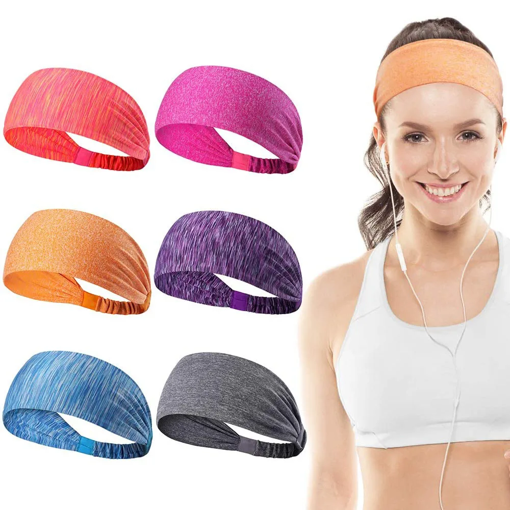 Sports Headbands Headbands for Yoga Workout Running Athletic Wear Wide Turban Headbands Headscarf For Men and Women