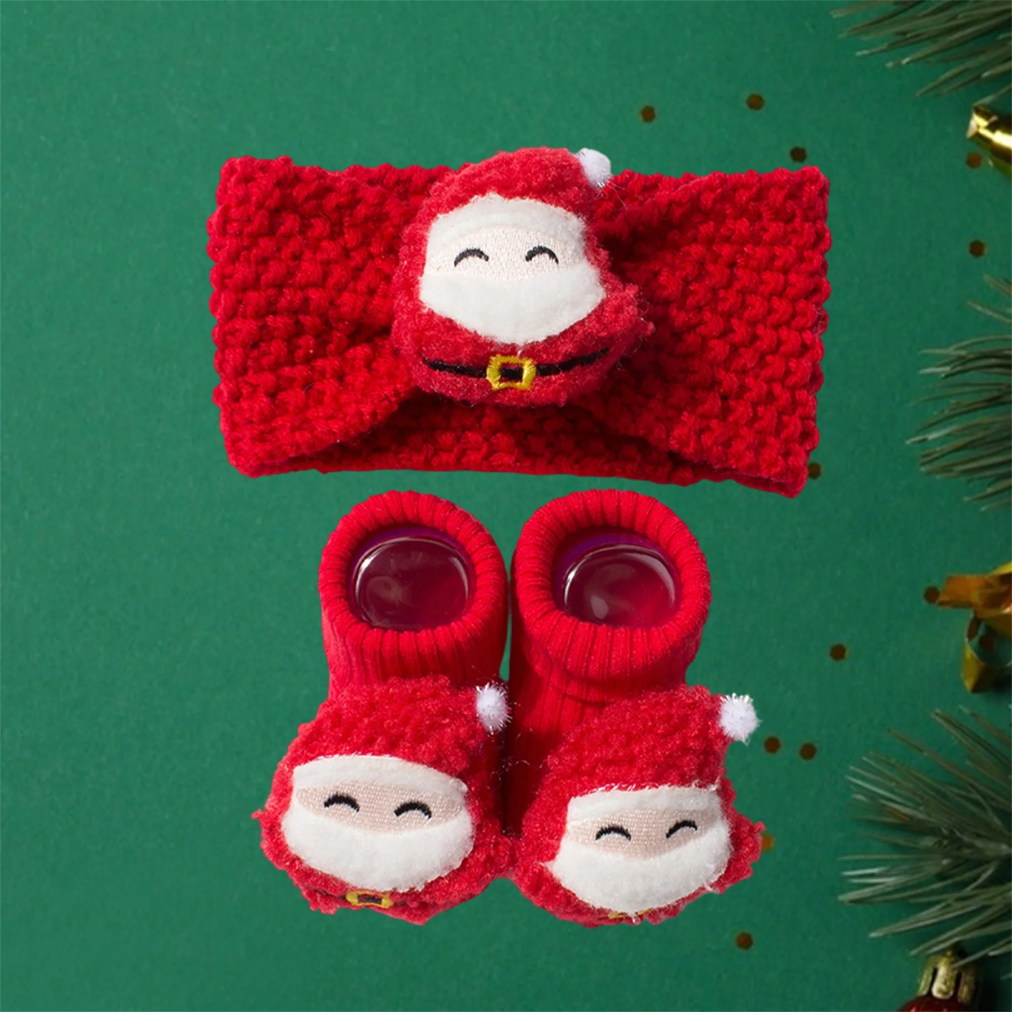 Adorable Infant Winter Mittens and Scarf Set with Snowman Reindeer Design Cozy Fleece Lined Knit Gloves for Kids