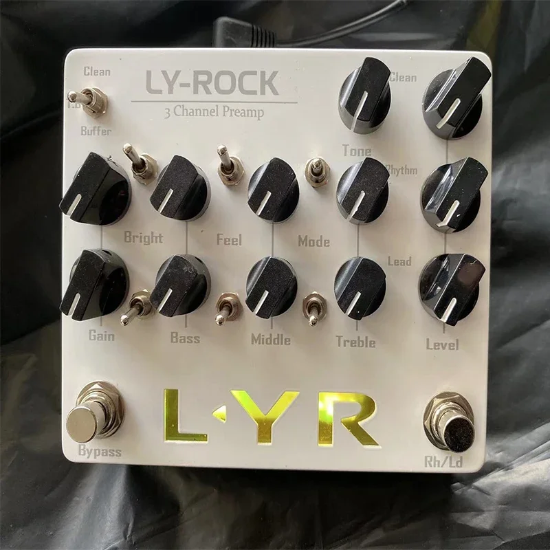 LY-ROCK LYR 3 Channel Guitar Preamp Pedal Effect Pedal for KSR