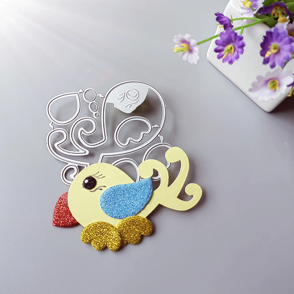 

beautiful animal bird, die-cutting dies scrapbook decoration embossed photo album decoration card making DIY crafts