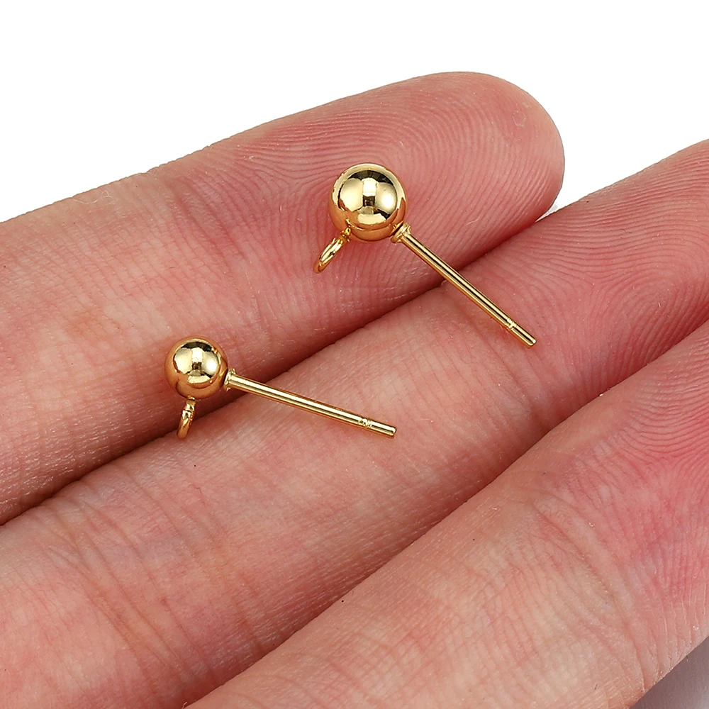 Orecchini pendenti in oro placcato oro 18K in acciaio inox grossi orecchini roto