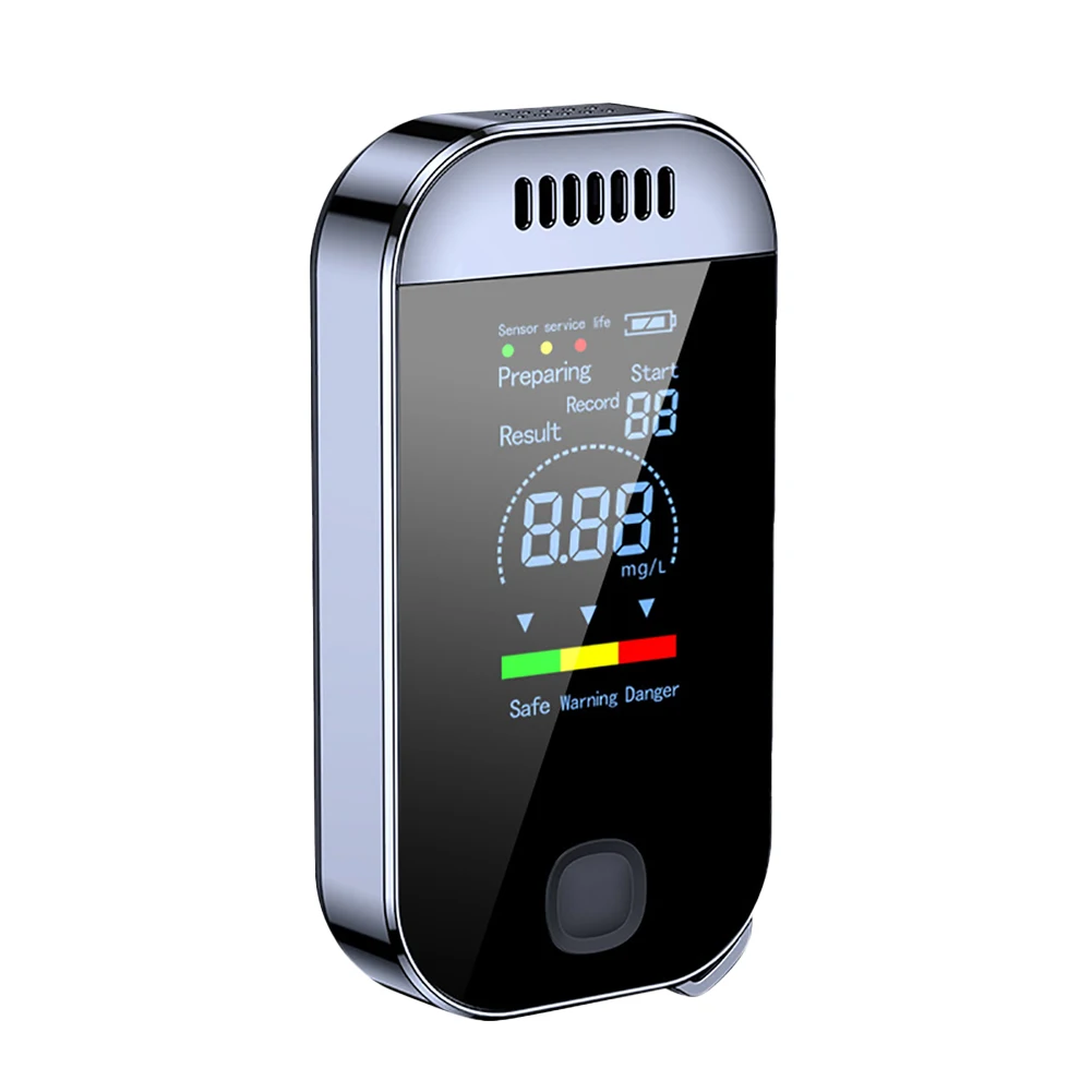 

Portable Breathalyzer LCD Digital Display Non-contact Breath Analyzers Quick Inspection Upgraded Tester Durable