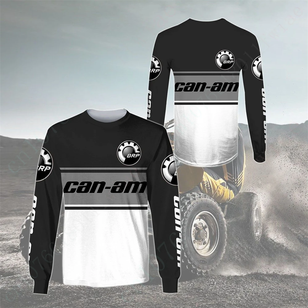 

Can-am Casual T-shirts Harajuku O Neck Long Sleeve Anime T Shirt For Men Women Quick Drying Sweatshirt Top Unisex Clothing