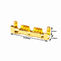 453 /453C U-shaped terminal tab cold inserts terminal wire connector terminales electricos small teeth terminal 0.3-4.0mm² - Image 4