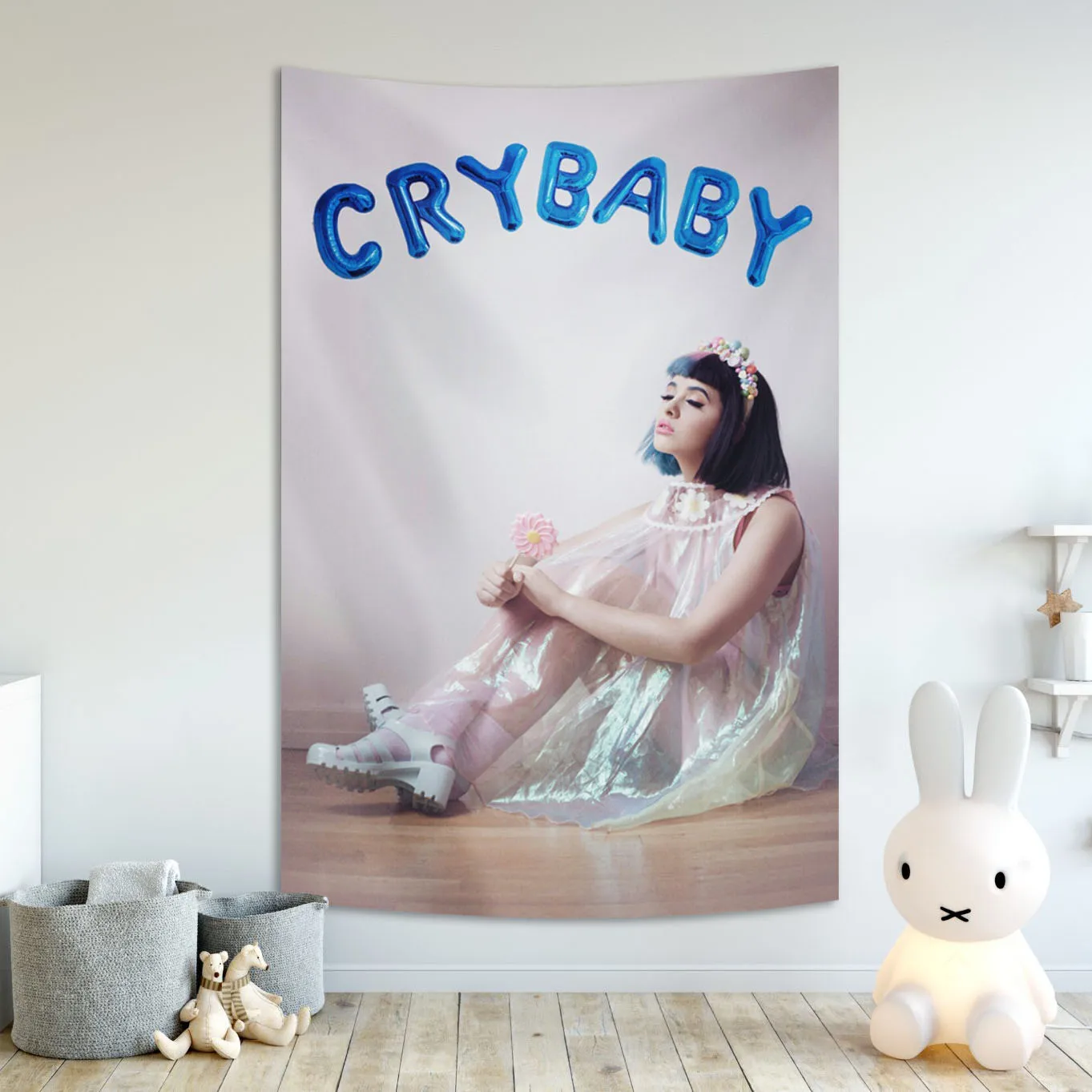 

Melanie Martinez Singer Crybaby Music Album Poster Tapestry Room Decoration Background Fans Gift