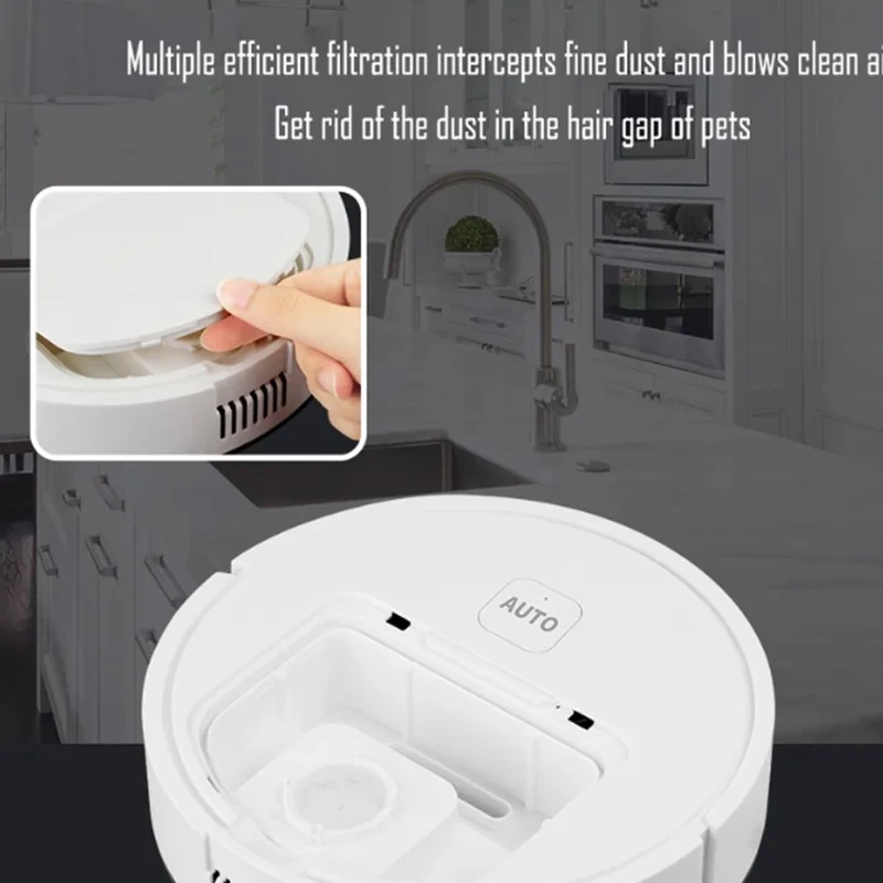 3-in-1 Smart Sweeping Robot Vacuum Cleaner Automatic Cleaning Sweeping Machine USB Rechargeable Mopping Cleaning Appliances New - 3