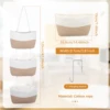 2/3 Layers Hanging Shower Shelf Wall Mounted Storage Basket Bathroom Shelf Organizer Shampoo Holder Storage Rack Bathroom Basket 3